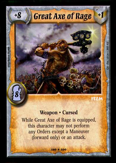 Great Axe of Rage - Foil